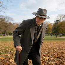 1pc Gray Felt Fedora Hat, Wide Brim Design With Leopard Print Band & Metal Buckle Decor, Chic & Stylish For Casual, Commute, Street Wear, Unique & , Multi-Color Options To Match Various Outfits