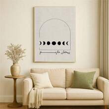 1 sztuka płótna ściennego, opcjonalna rama, dekoracja Ramadanu, islamska sztuka Ramadanu, plakat z fazami księżyca na Ramadan, czarno-biały plakat z okazji Ramadanu, dekoracja w stylu boho, wystrój domu na Bliskim Wschodzie, plakat islamski, dekoracja domu z okazji Ramadanu, dekoracja Eid Mubarak, plakat z okazji Ramadanu, dekoracja pokoju, dekoracja akademika, dekoracja sypialni, dekoracja łazienki, wystrój salonu, wystrój biura, sztuka minimalistyczna - Wielokolorowe - Zobacz 2