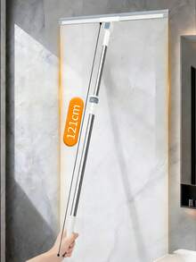 1pc Extendable Bathroom Floor Hair Removal Squeegee, 180° Rotating Broom With Thick Handle Magic Mop - Multicolor - View 2