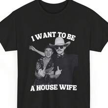 House Wife Dom Dolla John Summit Tee DJ Music Lover Shirt Electronic Dance Music Rel House Music Fan T-Shirt - 黑色 - 查看 1