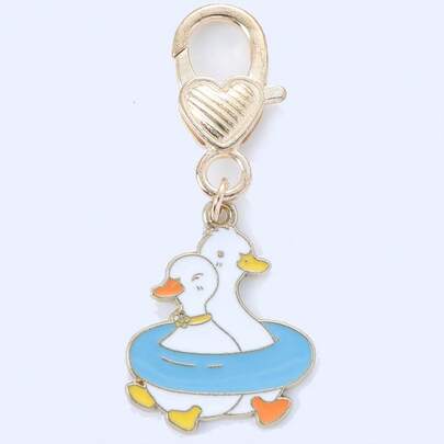Fashion Pet Duck Keychain Pendant Cartoon Cute Holiday Gift Accessory For Women Backpack Decoration