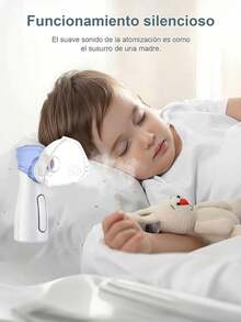 Nebulizer, Portable Nebulizer, Nebulizing Machine For Adults And Children, For Respiratory Problems, Nebulizing Masks And Adjustable Nebulization Rate, Mesh Nebulizer, Facial Hydration - Baby Blue - View 3