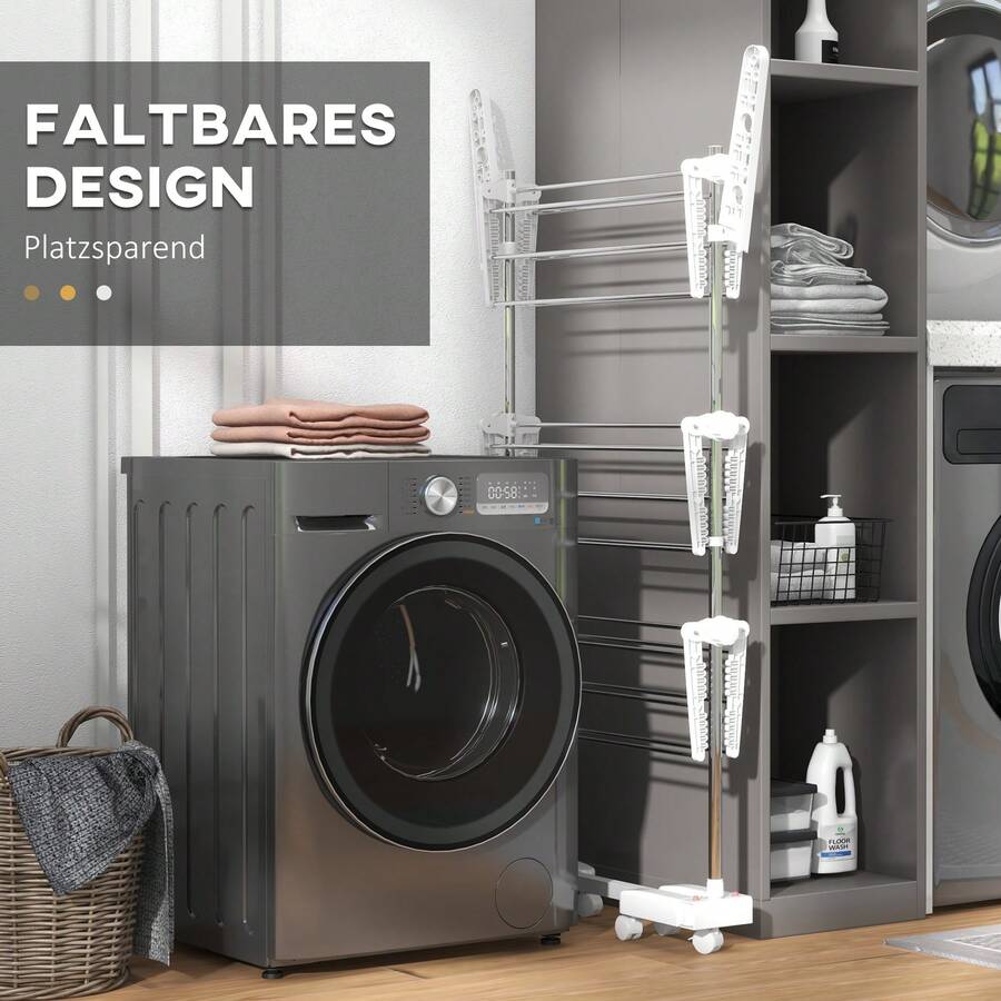 Fixed Clothes Drying Racks - one-size - View 1