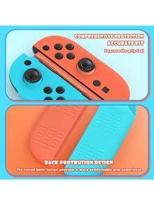 Ốp bảo vệ bằng silicon cho tay cầm 2, vỏ bọc chống trượt cho tay cầm Joycon trái và phải của Switch 2. - Nhiều màu - Xem 7