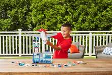 ZURU Max Adventure Airport Playset - Building Bricks - Blue - View 7