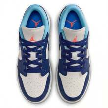 Nike Air Jordan 1 Low Sail Blue Chill 553560-149 GS & Women's Fashion Sneaker New - Màu xanh lam - Xem 5