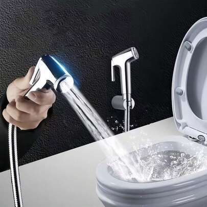 צינור בידה לאסלה, צינור מקלחת קפיץ גמיש נשלף לכבל טלפון, מרסס היגיינה נשית לזוג, צינור מים אלסטי לברז, צינור מים חמים וקרים