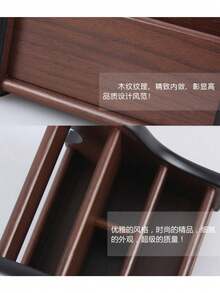 Multi-Functional Large Capacity Creative Office Desk Stationery Wooden Pen Holder - Wooden Storage Pen Holder - View 2