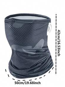 1pc Hanging Ear Mask Thin Breathable Half Lace Cover Summer UV Protection Windproof Mask For Women Men - Multicolor - View 2