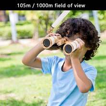 3x25 Tricolor Theater Binoculars (Red, White, Black) | Portable Glasses For Children (Opera And Concert) | Cute Mini Binoculars, Ideal Gift For Children, Shows And Sightseeing While Traveling - White - View 2