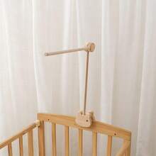 1pc Natural Color Cloud 30-Inch Mobile Arm For Baby Crib, Nursery Decor For Baby Girls
