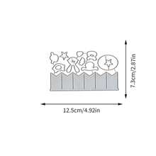 Creative Animal Flags Metal Cutting Dies, DIY Scrapbooking Album And Embossing Stencil, Greeting Card Making Tool, Card Paper Cutting Crafts ,Gift Card Making Template Die Cuts. - Silver - View 7