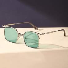 1pc Fashionable Men's Eyeglasses With Unique Frame And Lens Design, For Everyday Wear - Multicolor - View 12