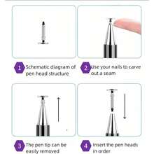 مجموعة قلم تعمل باللمس وحامل مناسبة لتقويم الشمس 15 بوصة و27 بوصة، قلم ثنائي الطرف لتقويم الشمس 15.6 بوصة و27 بوصة، مع حامل قلم هدايا للأم والعائلة والأصدقاء والأطفال وأعياد الميلاد والمناسبات - متعدد الألوان - مشاهدة 8