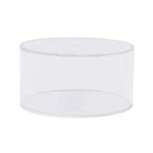 Round Shape 5 Tiers Belts Display Rack, Acrylic Material Organizer Storage Case, Transparent Design Belts Storage Case, For Home Organization - Clear - View 9