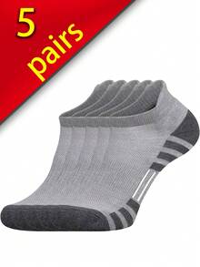 20只/10只/5只/1双 黑白男士夏季袜子，时尚休闲舒适，适合户外运动、跑步、健身，压缩膝袜，商务休闲假日黑白中筒袜，假日礼物（透气），适合鞋码（39-42/43-46） - 彩色 - 查看 18