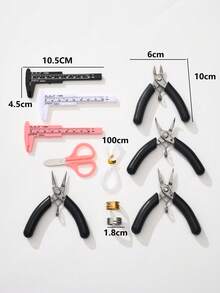 1pc Stainless Steel Open Jump Ring Pliers, Round Beading Crimping Tool For DIY Jewelry Making - Multicolor - View 11