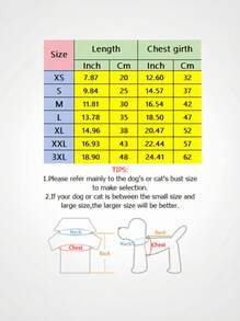 PETSIN One Pet Spring/Summer Solid Color Embroidered Polo Shirt Vest