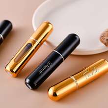 Customized Personalized Perfume Bottle, Exclusive Perfume Bottle, Refillable Travel Perfume Bottle, Refillable Portable Perfume Bottle, Reusable Refillable Perfume Bottle, Small Capacity Customized Perfume Bottle, High-Quality Perfume Bottle, Luxury Metal Perfume Bottle, Minimalist Style Perfume Bottle, Girlfriend Gift, Birthday, Friend, Female Colleague, Christmas, Thanksgiving, Mother's Day, April Fool's Day, Easter, Valentine's Day, New Year - Multicolor - View 2