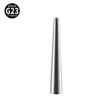 1件装 G23 钛合金凹形扩耳器 耳廓扩张器 专业插入针 穿刺饰品