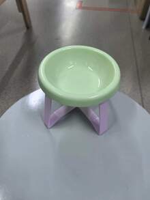 1pc Elevated Pet Food Bowl, This Non-Slip Tilted Pet Bowl Is Ideal For Feeding Cats And Dogs, Can Reduce Neck Strain And Improve Digestion