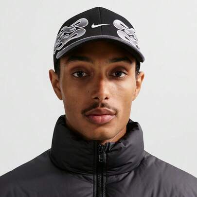 Nike Unisex UNKCLUB CAP SOGI FLAME S26 L Sports Cap, Curved Brim IH9258-010