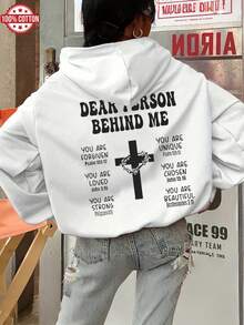 女式保暖連帽衫衛衣，秋冬裝棉質女上衣，耶穌衛衣，信仰主題衛衣，希望，超大碼基督教宗教衛衣，聖經經文，復活節圖案印花，落肩hoodie Curve oversize運動衫，百搭，氛圍感/復古風/高街風/英倫風/學院風，春夏長袖風，四季上衣通用上衣，trip hoodiel，四季款式seeater，情人節情侶衛衣，男女同款衛衣，約會，浪漫出行，節日送禮，sudaderas de mujer，sudaderas de mujer invierno，sudadera，ropa invierno de mujer，vestiti，winter，apolar mujer，forromal polar，capucha，sudaderapola mujer，forrohn polar，capucha，sudaderapol women， casual，geschenke，noistamujer，summer， spring，beach，birthday，going out，casual， vacation，y2k，白色上衣 - 白色 - 查看 3