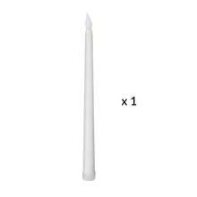 1-12支装LED无焰闪烁蜡烛，电池供电LED锥形闪烁蜡烛，无焰LED电子蜡烛，逼真蜡烛，适用于婚礼装饰、派对、餐桌、家居、房间、圣诞节、感恩节、万圣节装饰