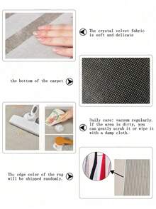 1 tấm thảm hình học, thảm phòng khách, thảm đầu giường phòng ngủ, thảm bàn sofa, thảm trang trí phòng chơi game, thảm trang trí, trang trí phòng ngủ, thảm nhỏ, thảm trải sàn, trang trí nhà cửa, thảm phòng khách, thảm nhỏ phòng khách, thảm phòng ngủ, trang trí nhà cửa phòng khách, thảm ngoài trời, thảm có thể giặt (Giao hàng gấp gọn) - Nhiều màu - Xem 6