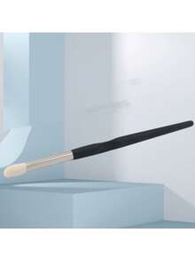 Eye Socket Nose Shadow Eye Contour Slanted Eyebrow Shadow Makeup Brush Soft Natural XGF Goat Hair Brush Flame Shape Makeup Brush Tool - Black - View 14