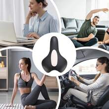 Genérico Dispositivos para Ejercicios del Suelo Pélvico,Ejercitador De Glúteos En Casa | Control Remoto 4 Niveles Entrenador de Músculos Glúteos para Casa Yoga Pilates Dormitorio y Viaje - B - Ver 6