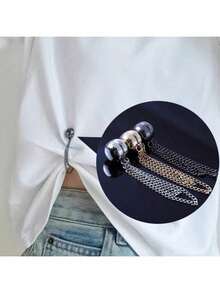 3pcs Adjustable Magnetic Pant Clips And Cuff Clips - Durable Alloy, Detachable Hem Clips Suitable For Pants And T-Shirts, Magnetic Pant Hem Clips To Shorten Pant Length Without Sewing, Strong Magnetic Clip Fastener - Multicolor - View 5