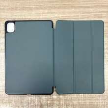纯色三折平板电脑保护套，硬壳设计，防摔保护，支持智能睡眠/唤醒功能，兼容 iPad Pro 7 11.2 英寸（2024 款）、iPad Pro 6、iPad Pro 7、iPad Pro 7、Redmi Pad SE 11 英寸和 Redmi Pad Pro 12.1 英寸。 - 軍綠色 - 查看 18