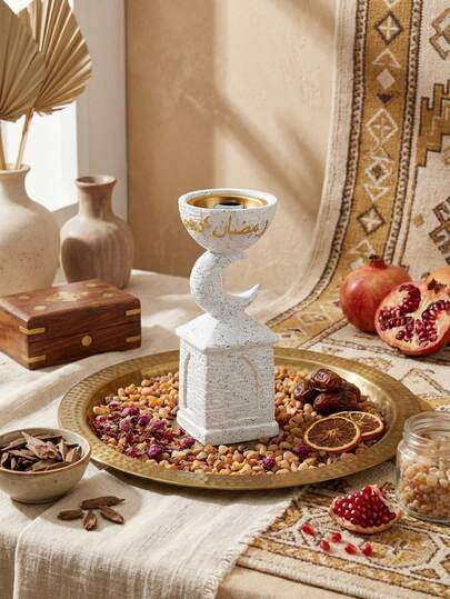 New Festival Creative Incense Burner, Simple Arabian Style Resin Bakhoor Burner, It Can Be Used For Home Decoration, Decoration In Offices, During Festivals And In Yoga Studios, Etc. It Can Also Be Used For Aromatherapy.