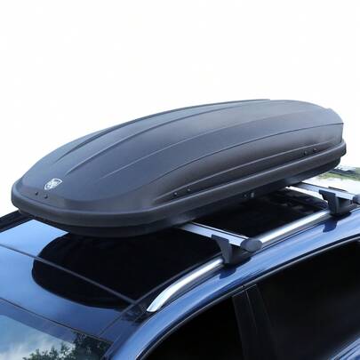 Techigher Rooftop Cargo Box Carrier,Dual-Side Opening Roof Mount Travel Luggage With Secure Straps&Keys, Vehicle Hard-Shell Carriers