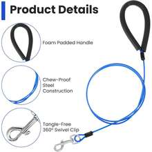 长款宠物美容约束带，适用于宠物美容台、浴缸、中小型犬洗澡站 - 彩色 - 查看 9