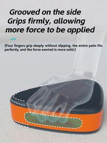 1对EVA材质柔性俯卧撑支架，保护手腕，适合家庭健身 - 橘色 - 查看 6