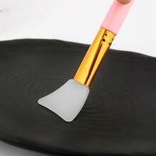 3件套玉石美容工具套装 - 玉石滚轮 + 牛角刮痧板 + 面膜刷，质地细腻，易于使用 - 适用于日常护肤、面膜护理、面部护理 - 实用护肤套装 - 面膜刷 | 硅胶面膜刷 | 混合刷 | 面膜涂抹器 | 美容工具 | 刮痧板 - 彩色 - 查看 6