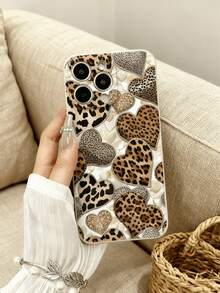 Heart Printed Soft Silicone Shockproof Phone Case, Compatible With IPhone 17/17 Pro Max/17 Pro/16/16 Pro Max, 15/15 Pro Max/12 Pro Max/13 Pro Max/14 Pro Max, 13/14/11/12/12P/14P, Galaxy A13, A14, A22, A21S, A51 4G, A52, S22 Ultra, A33 5G - Multicolor - View 3
