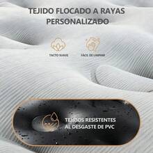 196x93cm colchón individual inflable - Blanco - Ver 7