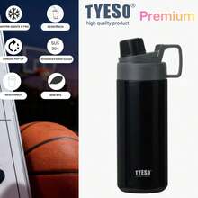 TYESO 900ML (30OZ) Vacuum Insulated Water Bottle With Carrying Handle, Iridescent Colors. Stainless Steel Coffee Cup With Straw, Thermal Bottle, Thermal Cup, 100% Leak-Proof, Keeps Temperature For 24 Hours For Hot/Cold Drinks Or 10 Hours For Hot Drinks. Suitable For Water, Iced Tea, Coffee, Smoothies And Other Beverages. An Ideal Choice For Festive Or Birthday Gifts. - Vì thế - Xem 16