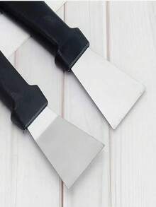 14cm Straight/Curved Scraper, Pot Bottom Scraper, Degreasing Tool, Black Tar Scraper, Refrigerator Defrosting Scraper, Kitchen Cleaning Tools - Black - View 7