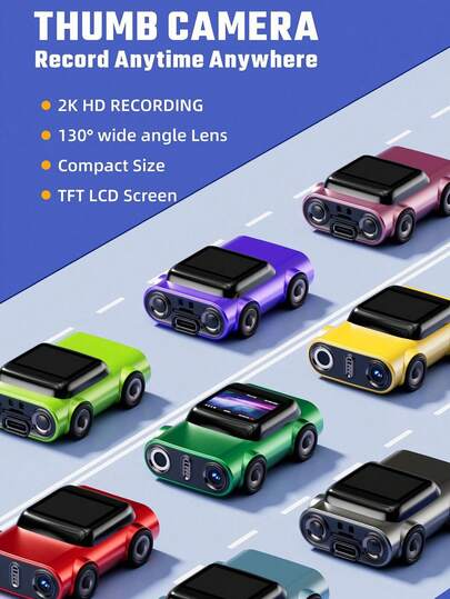 Cámara mini G5 para el pulgar: Soporte para deportes + Grabación en primera persona, el compañero portátil de foto/video para cada estudiante