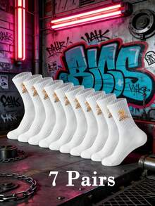 山海经主题卡通中筒袜，柔软透气，吸汗防臭，男女皆宜。新颖设计，街头朋克风格，穿着舒适。春秋新品。山海经系列男女袜，适合日常穿着、聚会、开学季及新年送礼。 - 彩色 - 查看 11