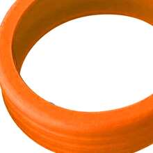 8PCS Luggage Suitcase Wheels Covers Noise Canceling Shock Absorbing Trolley Case Silicone Caster Protection Cover Orange - Multicolor - Ver 9