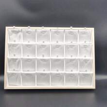 1pc 35x24x3cm Multi-Layer Jewelry Display Tray, Ring Storage Box, Necklace & Bracelet Holder, Photography Prop Display Stand, Black - Black - View 5