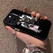Estuche para teléfono con diseño de personaje de Jane Doe Compatible con estuches para teléfonos   17  17 Pro  16 Pro Max  15 Pro Max  14 y  13 Hecho de material de TPU duradero, resistente a caídas y elegante Un regalo perfecto para familiares, amigos y seres queridos y un excelente regalo para cumpleaños, San Valentín y Año Nuevo. - Negro - Ver 4