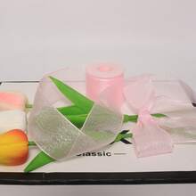 10 Yards/Roll Autumn Color Series Thick Edge Tulle Ribbon, Floral Bouquet, Gift Wrapping, Cake Packaging, Holiday Party Decoration - Coffee Brown - View 17