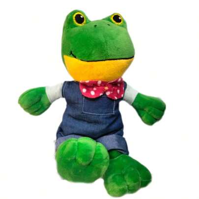 Peluche de Rana René Verde Oscuro 30 cm