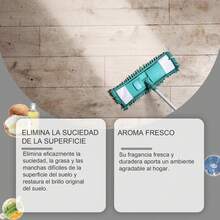 Limpiador para Suelos Multiusos | Limpieza Profunda para Madera Dura y Azulejos, Sin Dañar Superficies, Elimina Sarro Efectivamente, Brilla y Pulido, Restablece Brillo Original, Limpiador de Mantenimiento Diario - Blanco - Ver 3